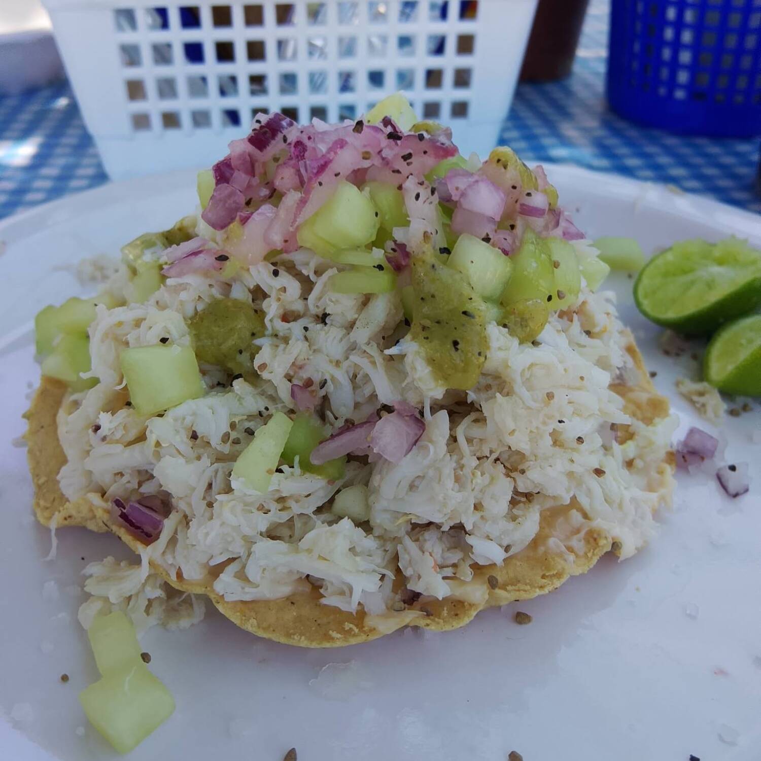 TOSTADA DE JAIBA