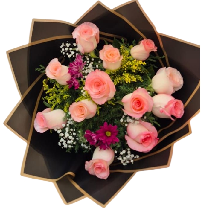 RAMO DE 12 ROSAS BOULEVAR