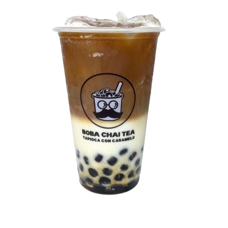 CAFÉ CON GARDENIA Y BOBA