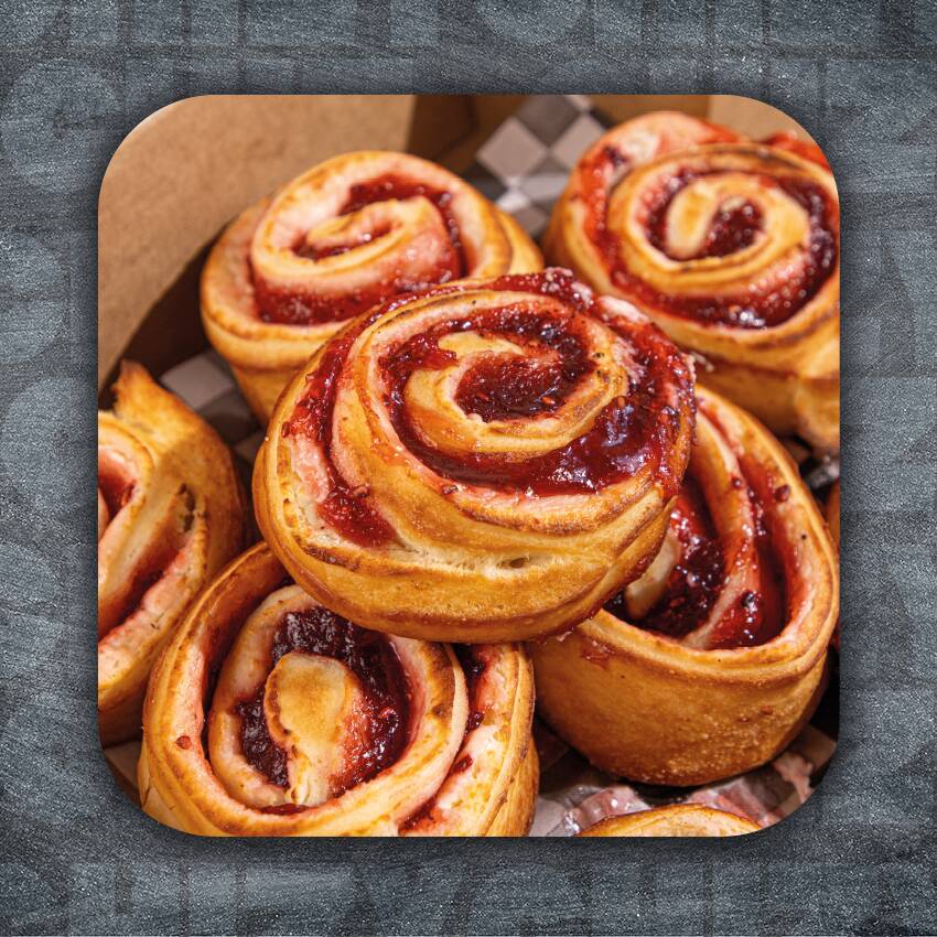 RASPBERRY ROLLS