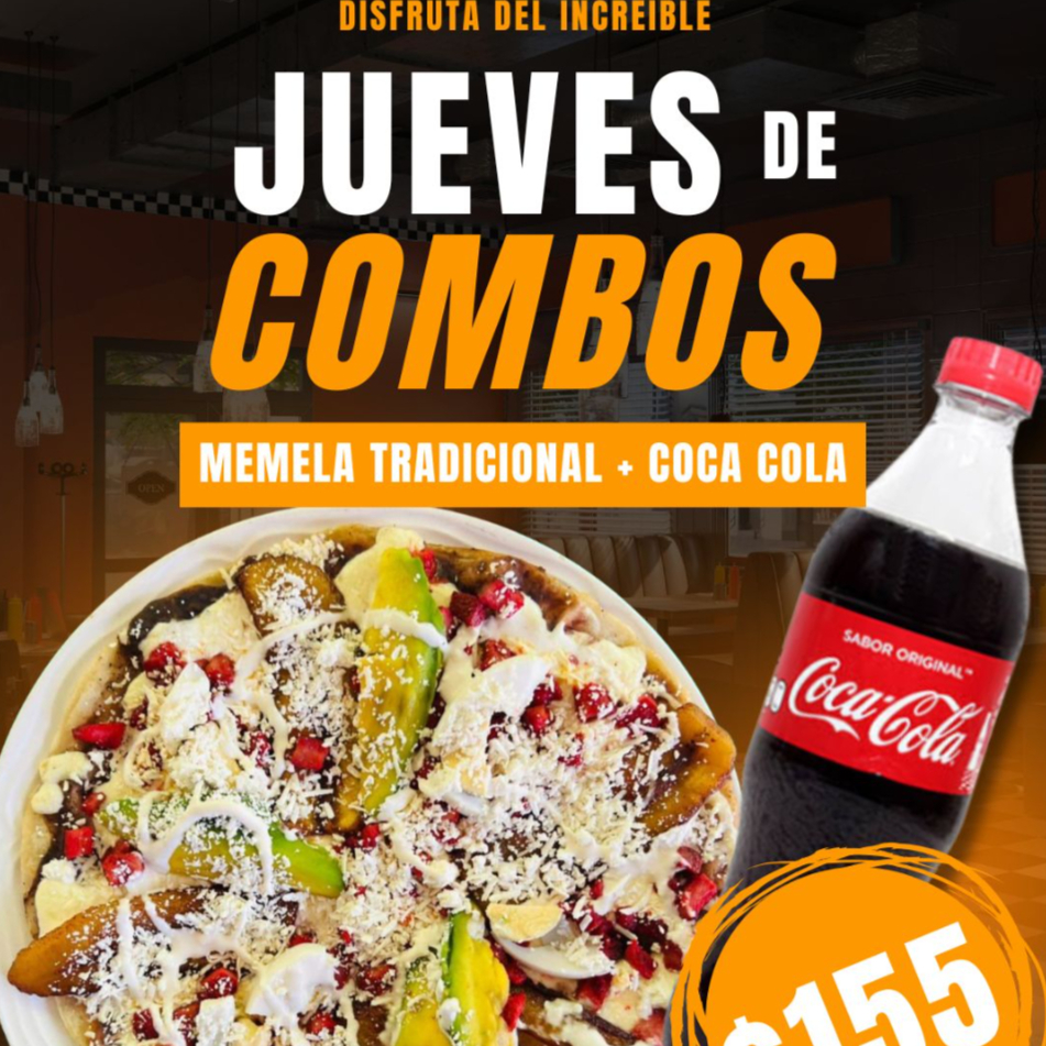 Combo - Memela de Chinameca + Refresco