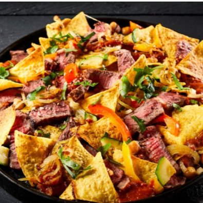 Nachos con Arrachera