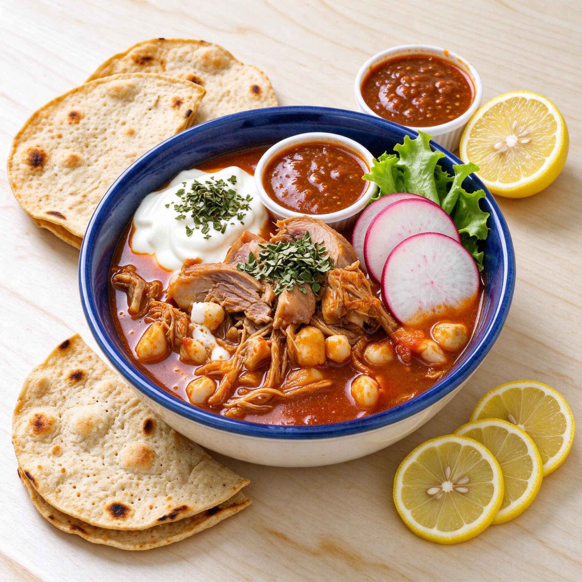 Pozole Rojo Mixto