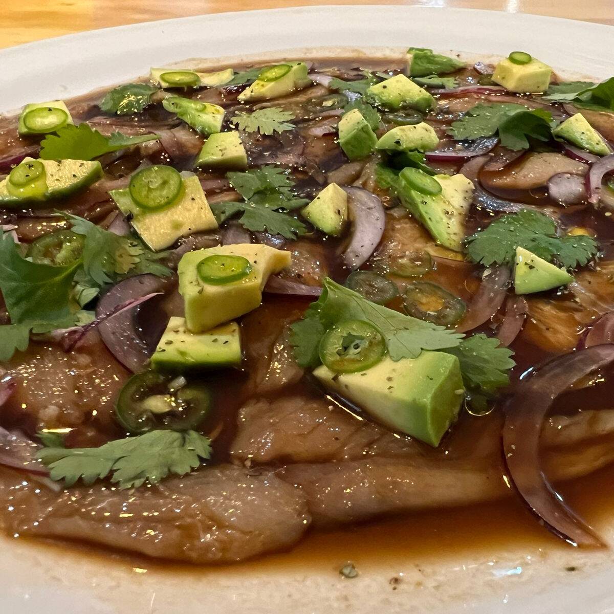 Tiradito de Lenguado