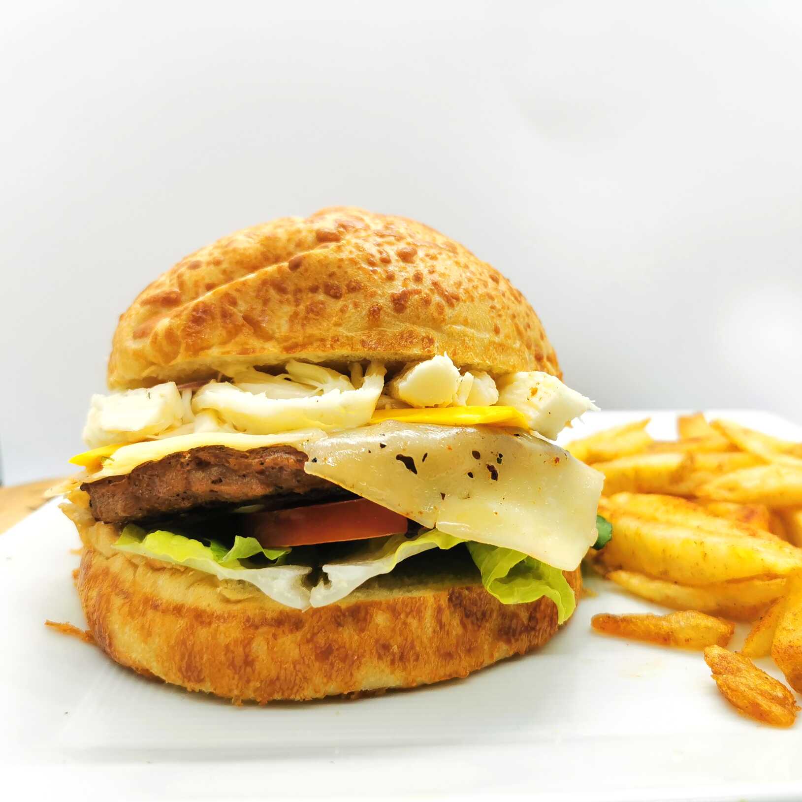 Hamburguesa de Tres Quesos