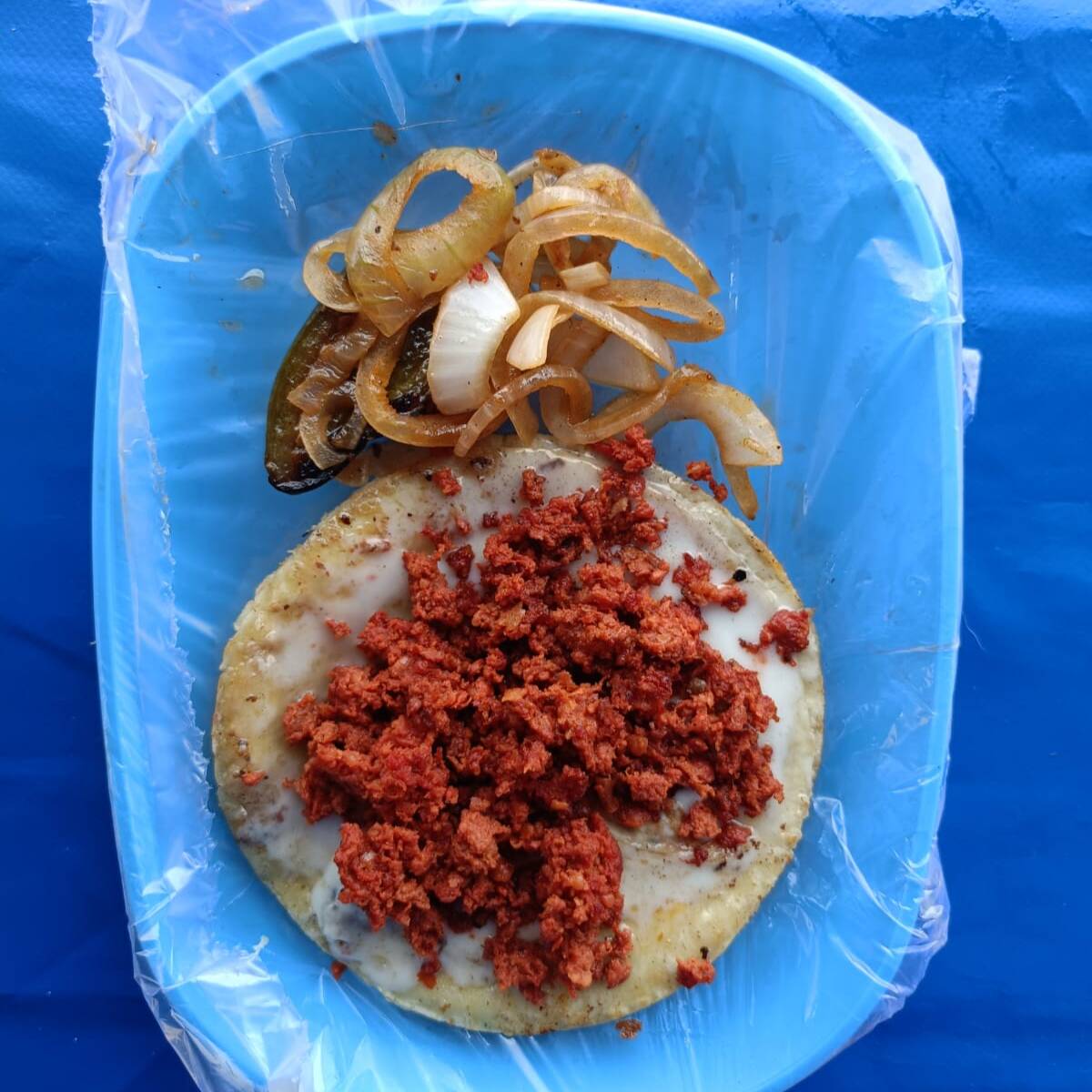 Tacos de chorizo