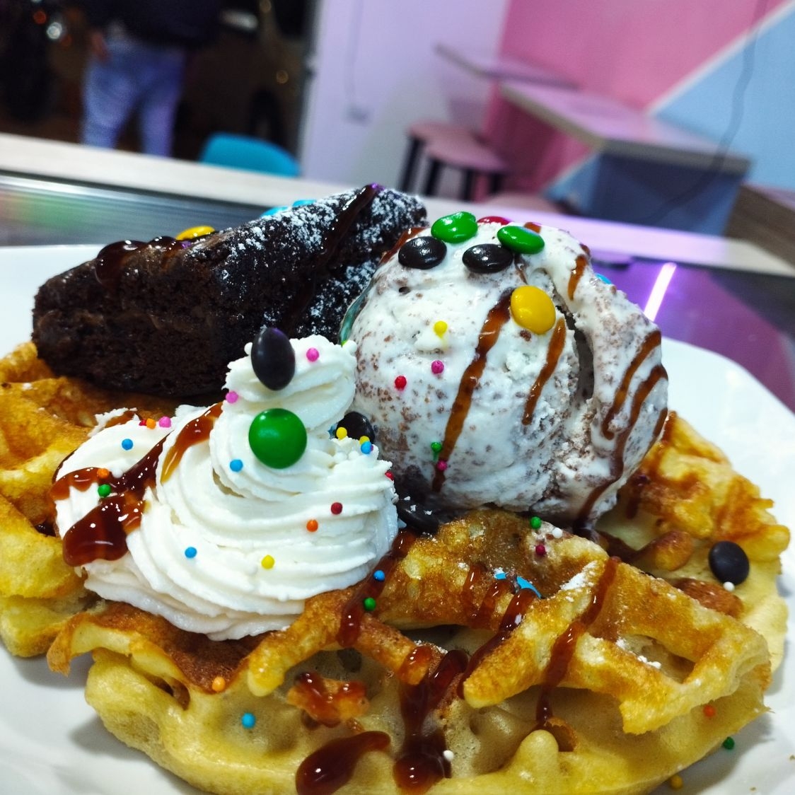 Waffle Makemake Brownie