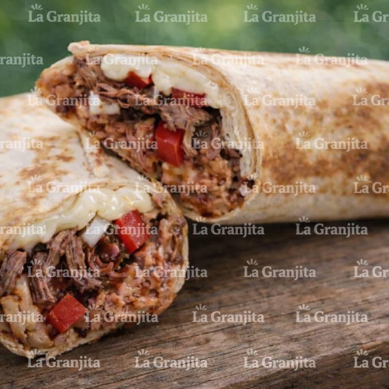 Burrito con Discada Norteña
