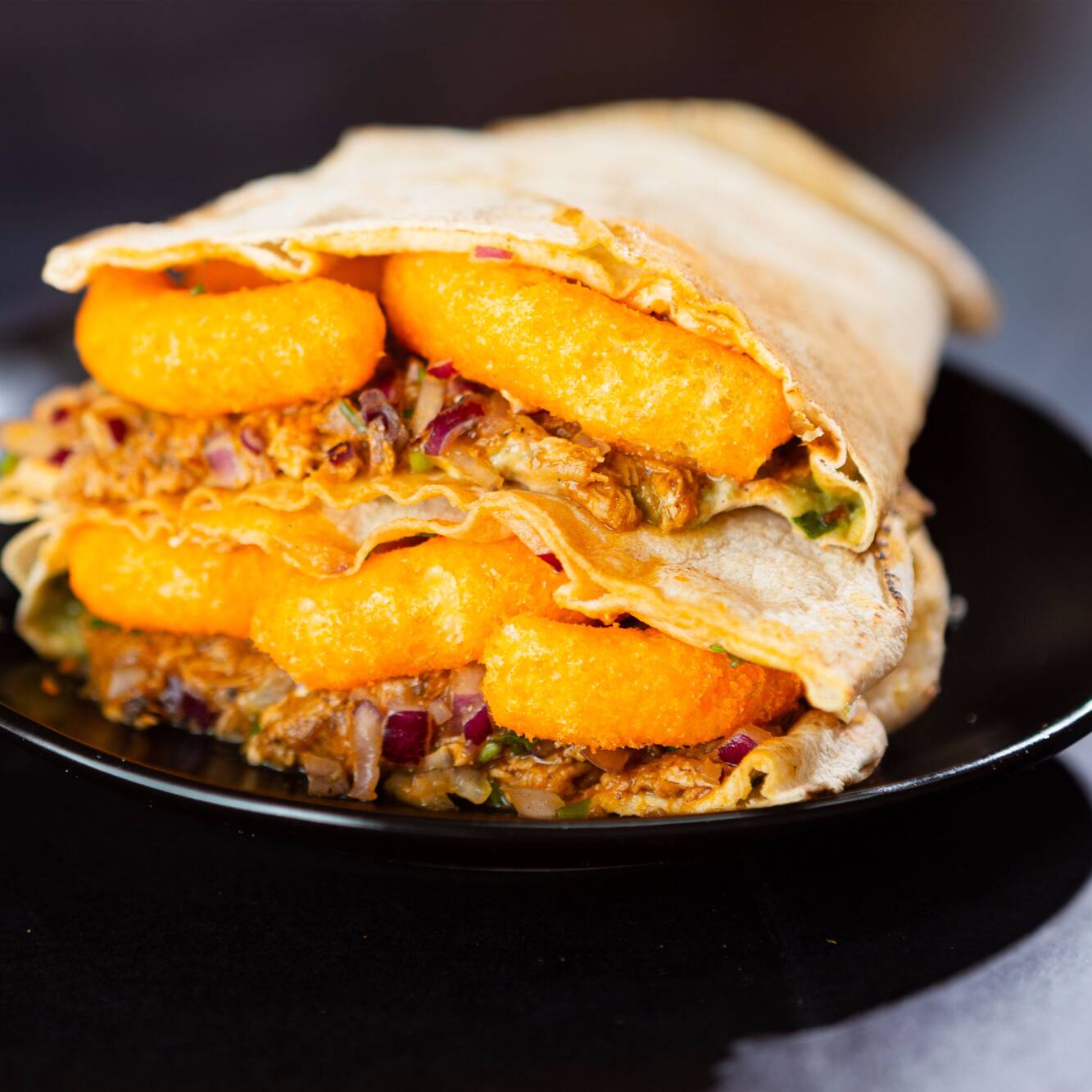 Quesadilla Suprema Con Quesitos.