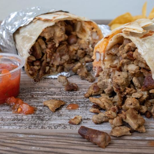 Mega burrito de bistec
