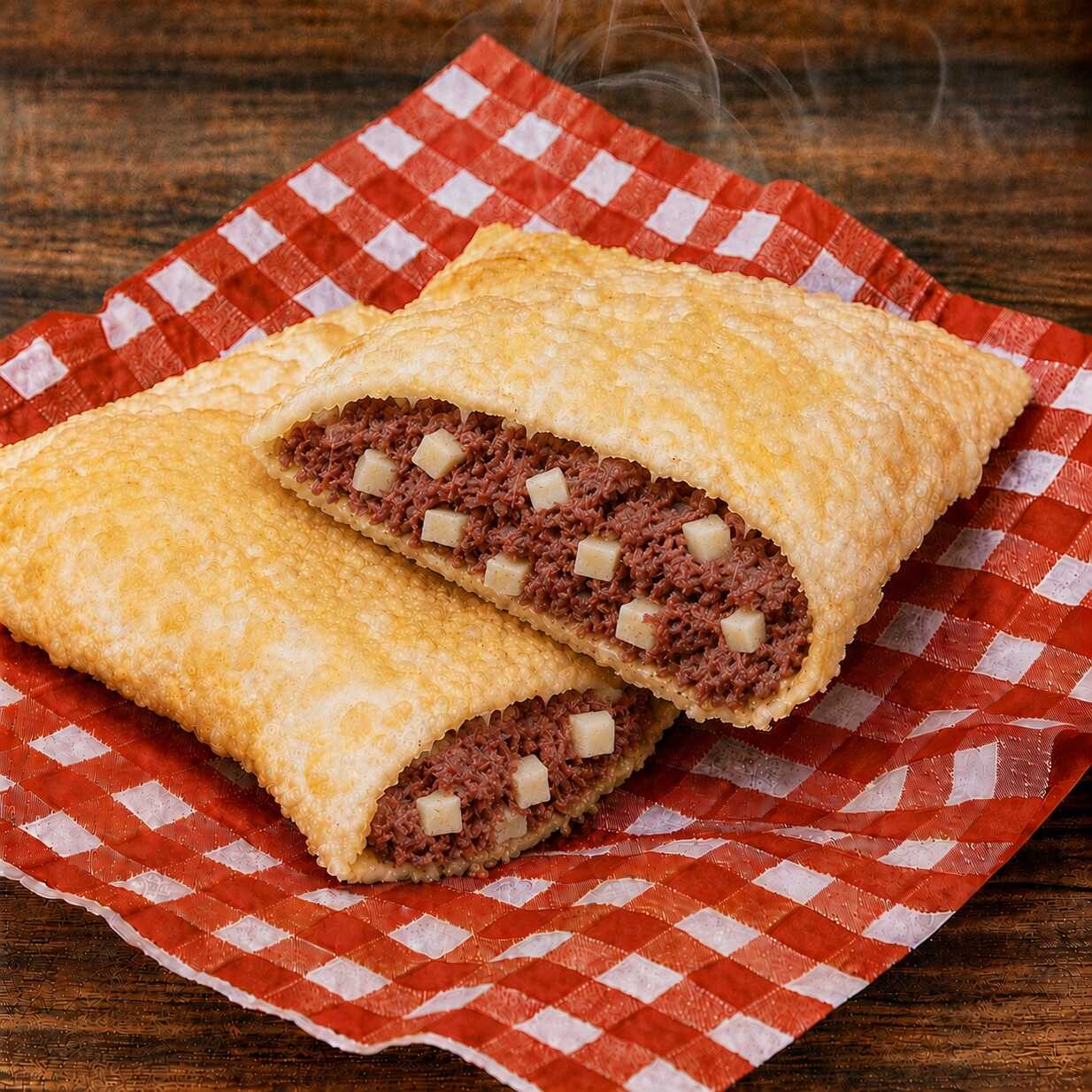 Carne seca com palmito