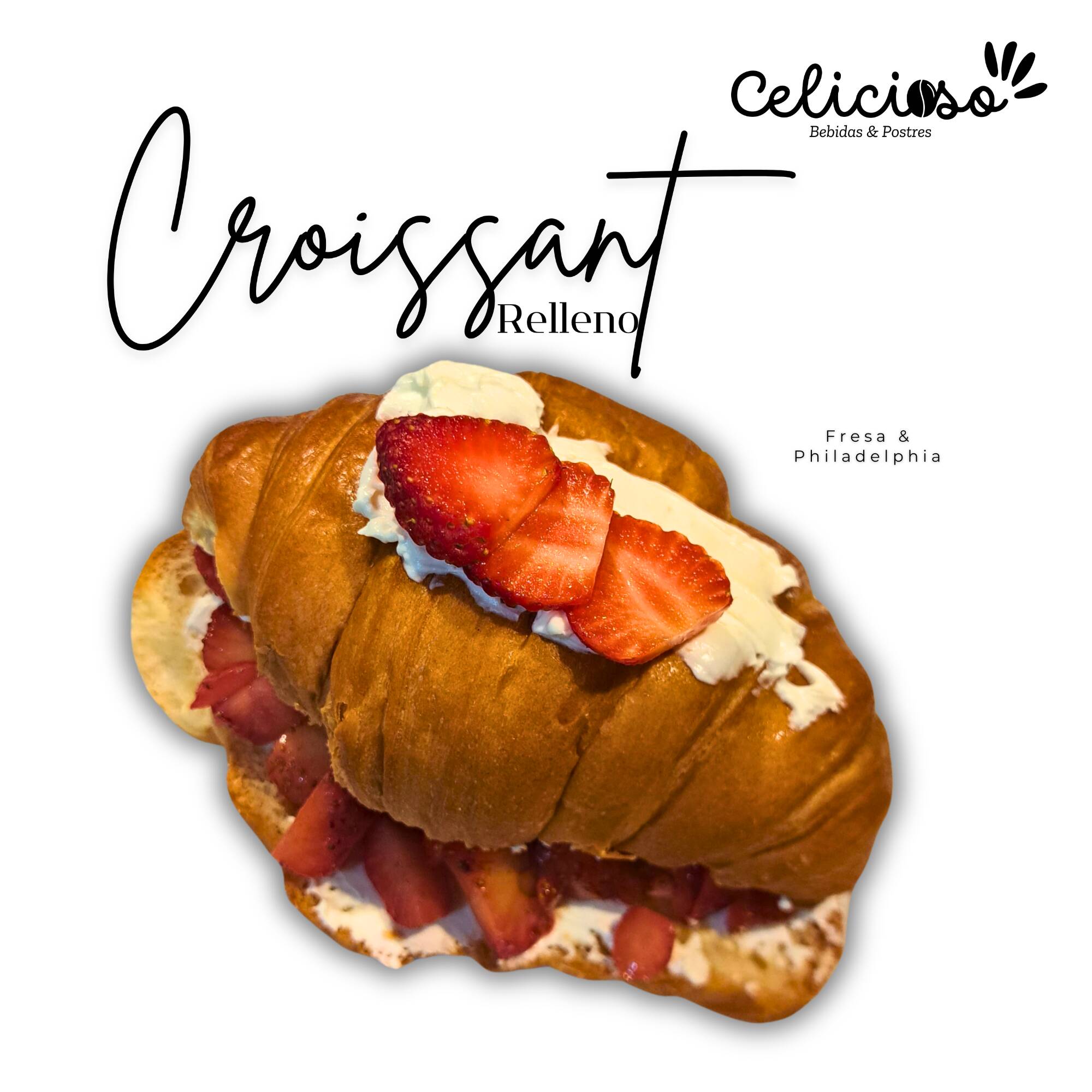 Croissant Fresa y Philadelphia