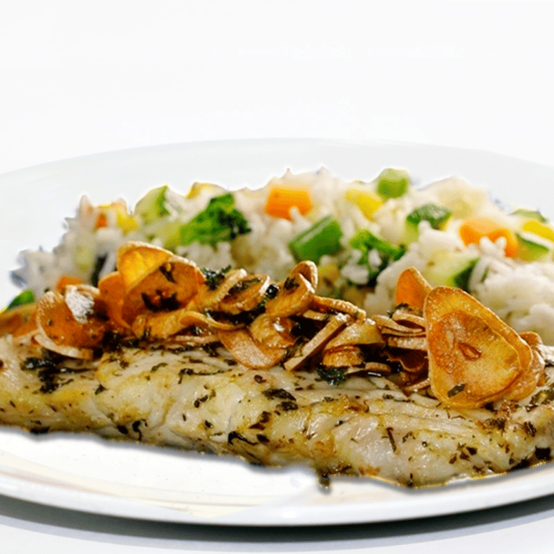 Filete de Pescado Al Ajillo