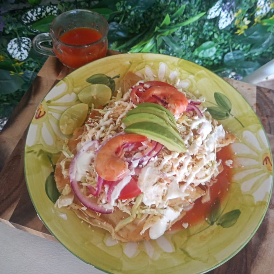 Tacos dorados de Camaron