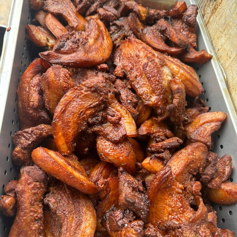 Medio Kilo Chicharron Cachete Estilo Regio