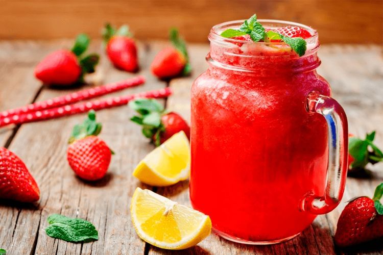 Limonada de fresa 500 ml