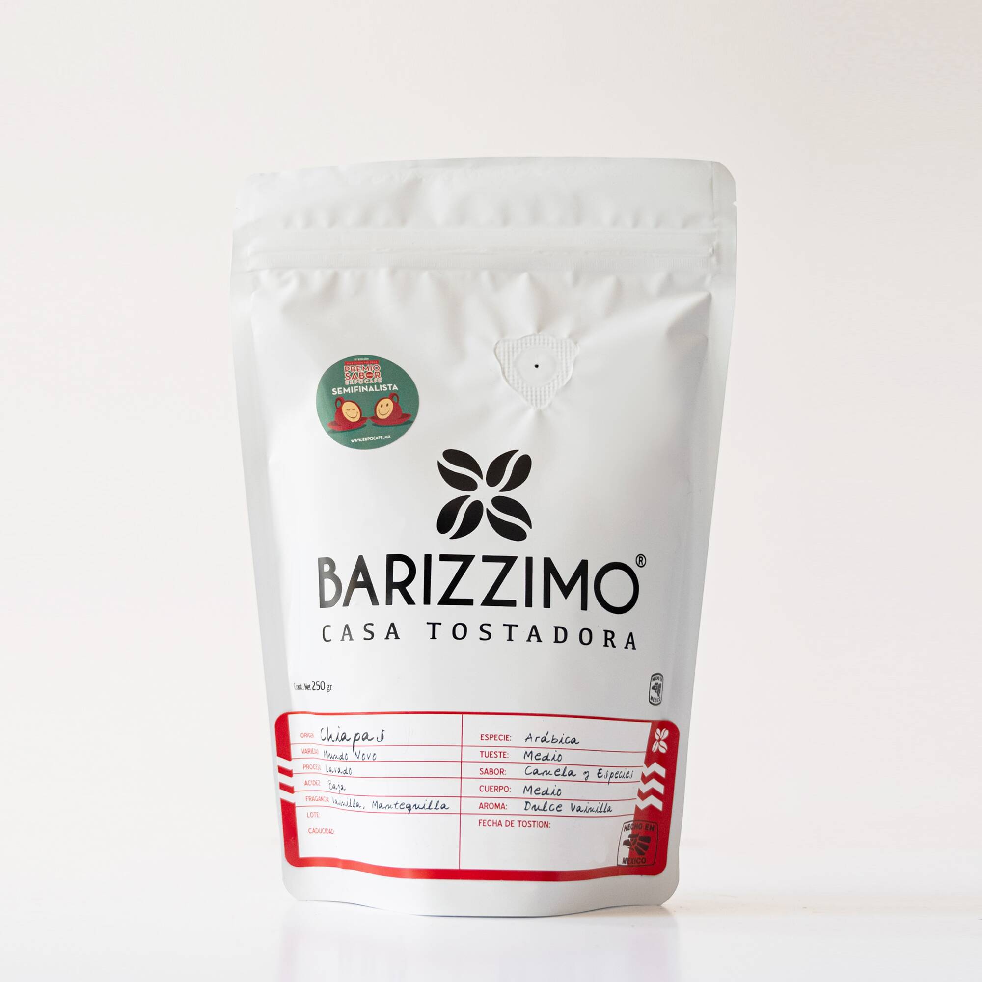 Café en Grano Chiapas 250 Gramos