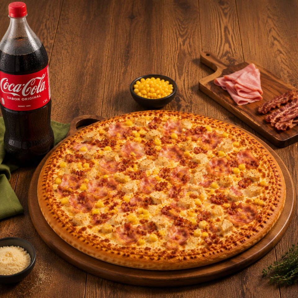 Combo de Pizza Primavera Especial + Gaseosa 1.5