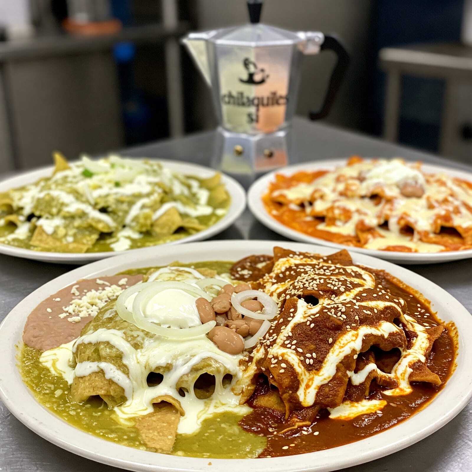 Chilaquiles más Jugo Naranja