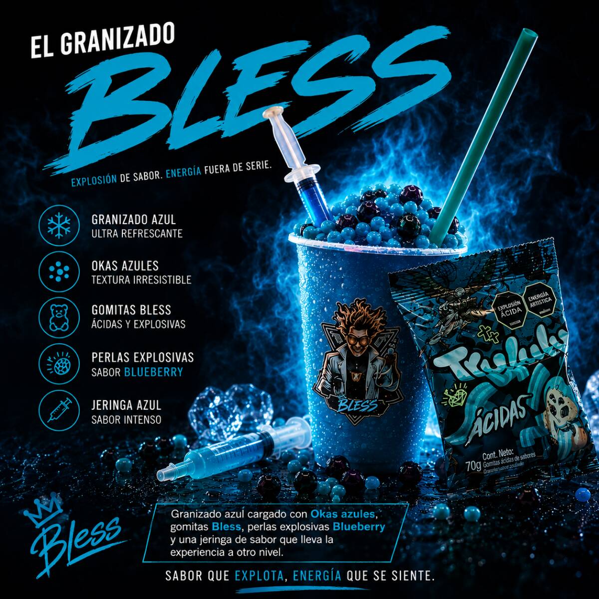 Granizado Bless Sin Licor