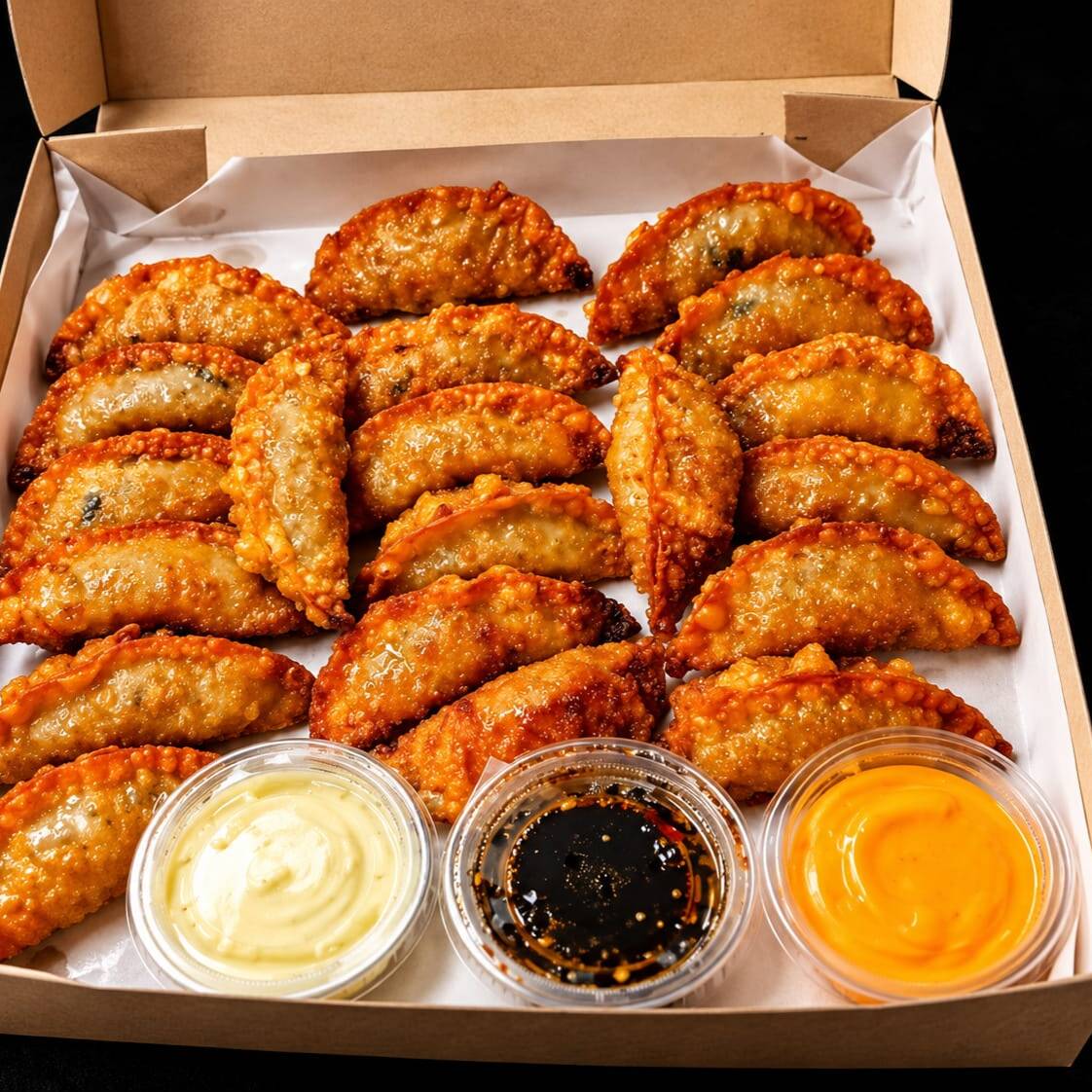 10 Gyozas Mixtas con 2 Salsas Gyoza