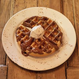 WAFFLE+CAJETA 0 NUTELLA