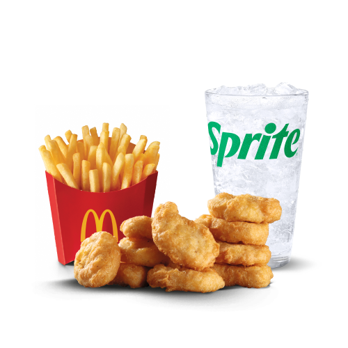 McCombo mediano Chicken McNuggets 10 pzas