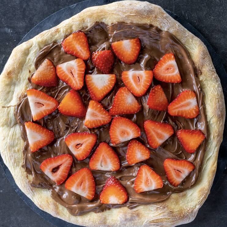 Pizza Individual de Nutella