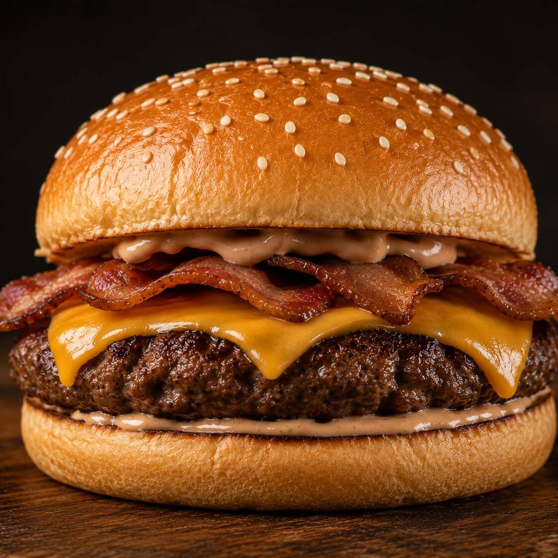 Hamburguesa con tocino