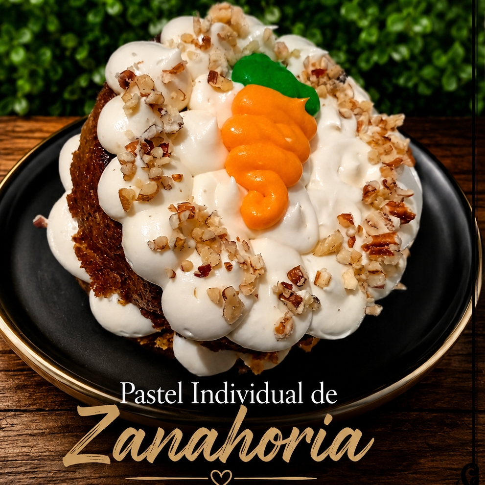 Pastel Sabor Zanahoria Individual
