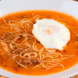Sopa Criolla con Huevo