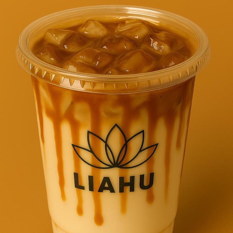 Latte Caramelo en las rocas 16oz