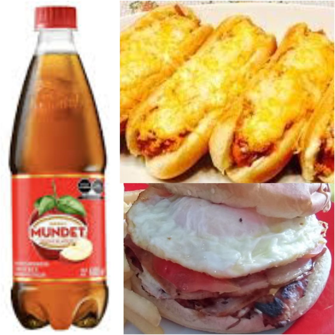 Burger Huevera, 2 Hochos C/Tocino/Queso Y Refresco