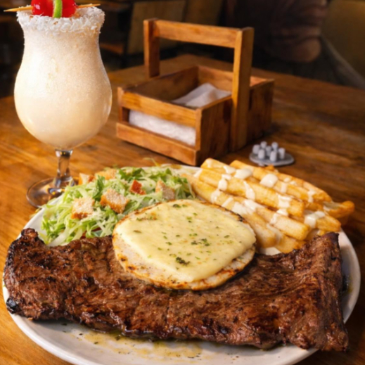 Filete de pechuga en bbq o champiñones