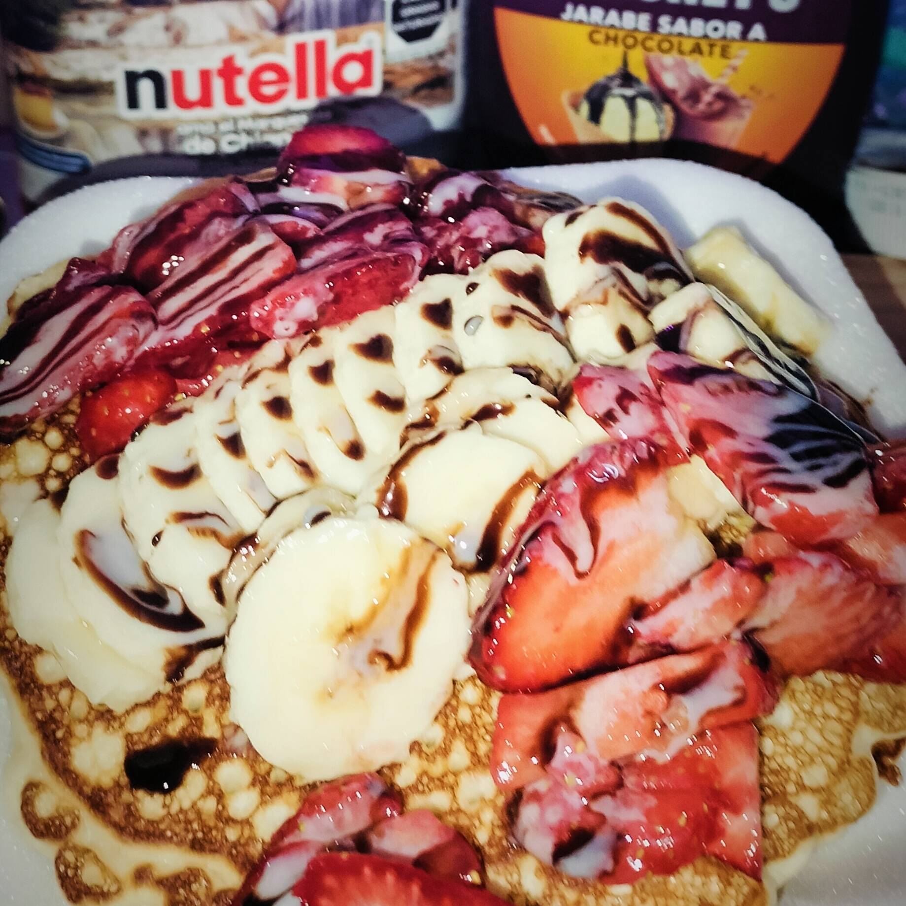 Hot Cakes con Fruta