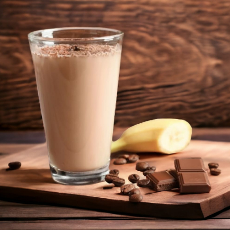 Licuado de Plátano con Chocolate (16 Oz) ✪