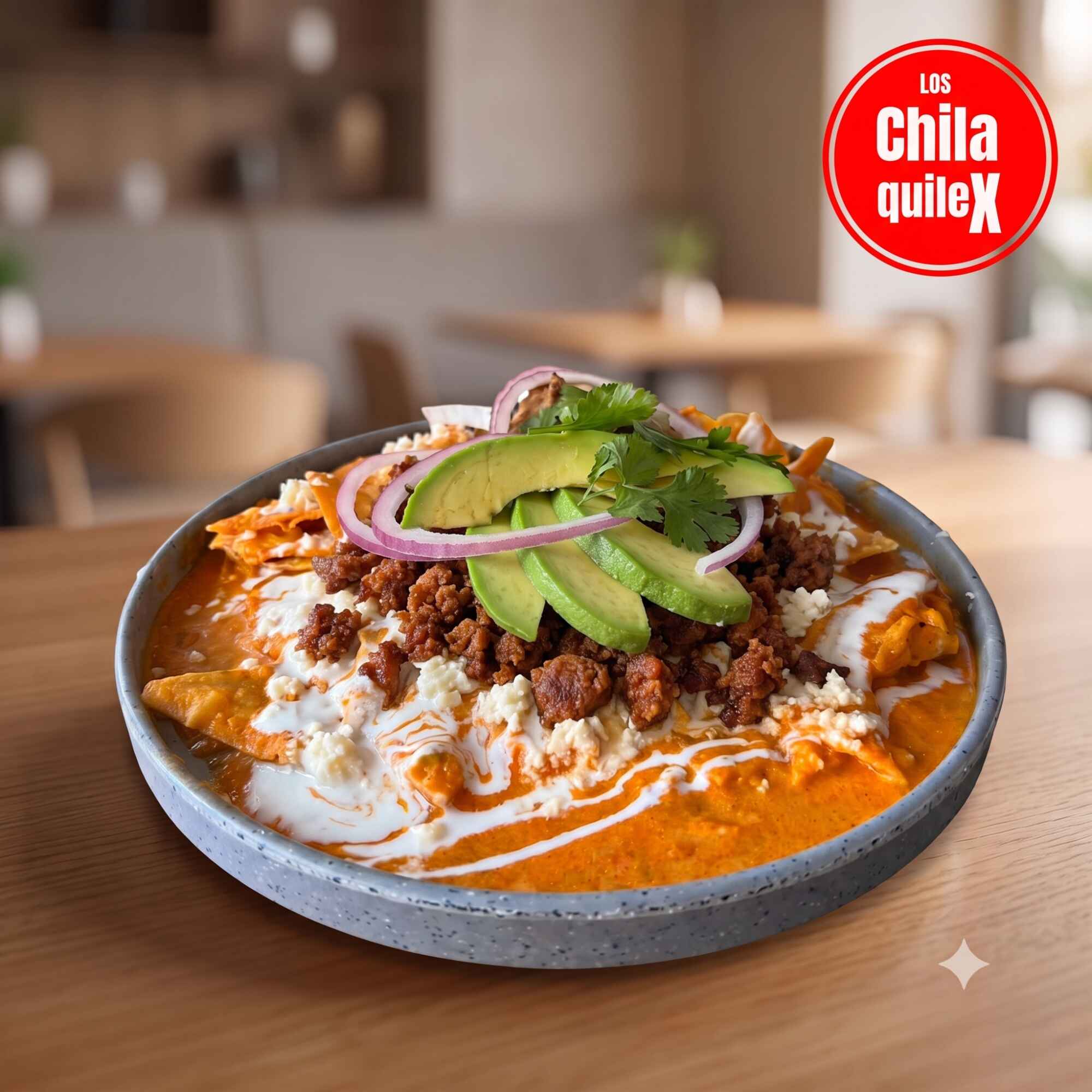 ChilaquileX con Chorizo