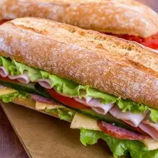 Chapata Jamon y queso