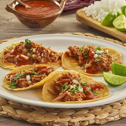Orden de 5 Tacos con Refresco Incluído.