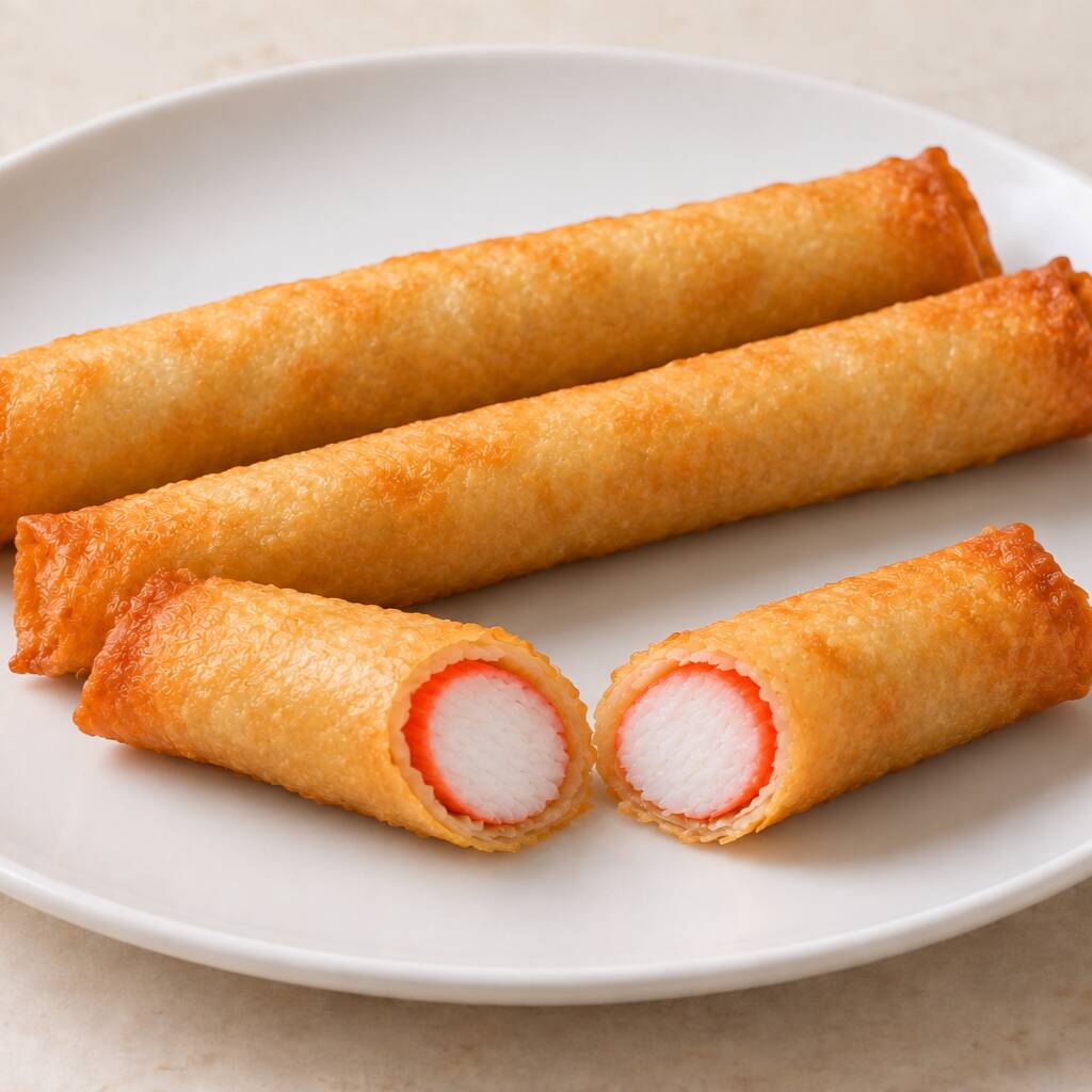 Rollito de surimi 蟹肉棒春卷