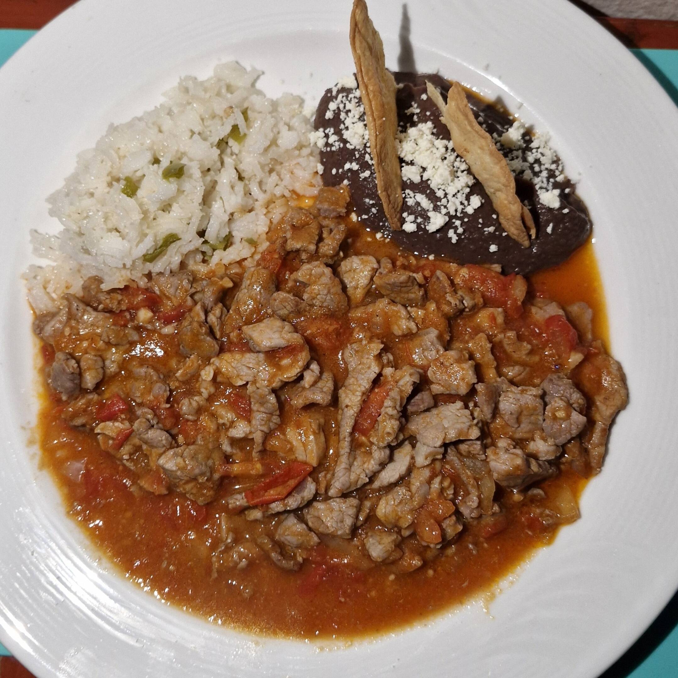 Bisteces a la Mexicana