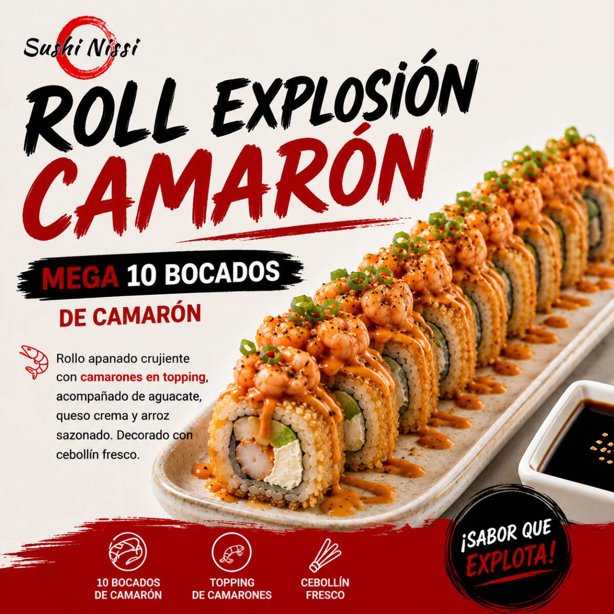 Roll Explosión Camarones