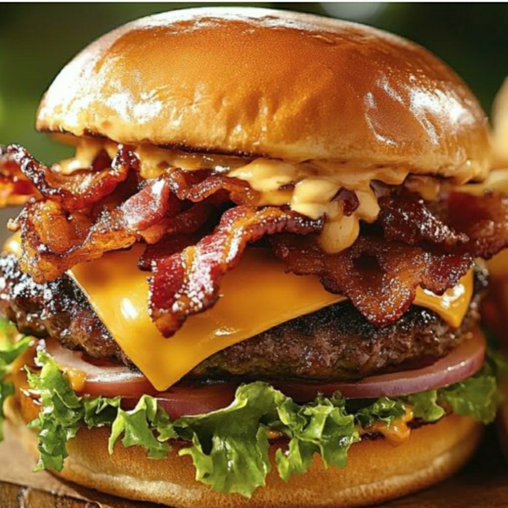 Hamburguesa con Tocino