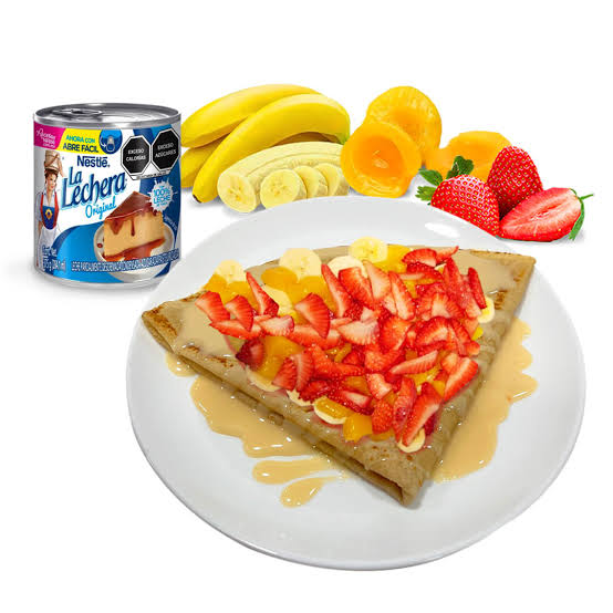 CREPA PREMIUM 3 SABORES + 4 FRUTAS 🍑🍌🍓🍇