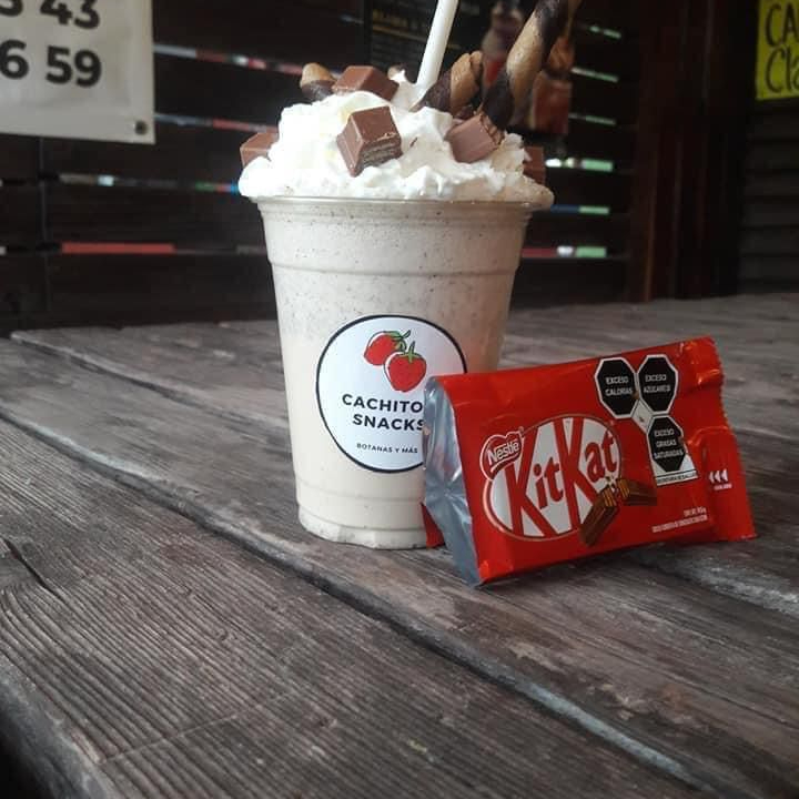 Mangos con Crema y KIT KAT