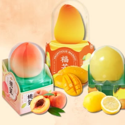 Helado en Forma de Frutas