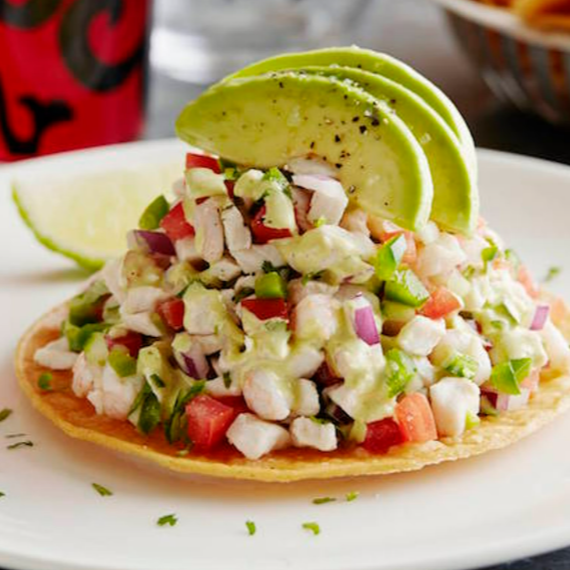 Tostadas de Ceviche