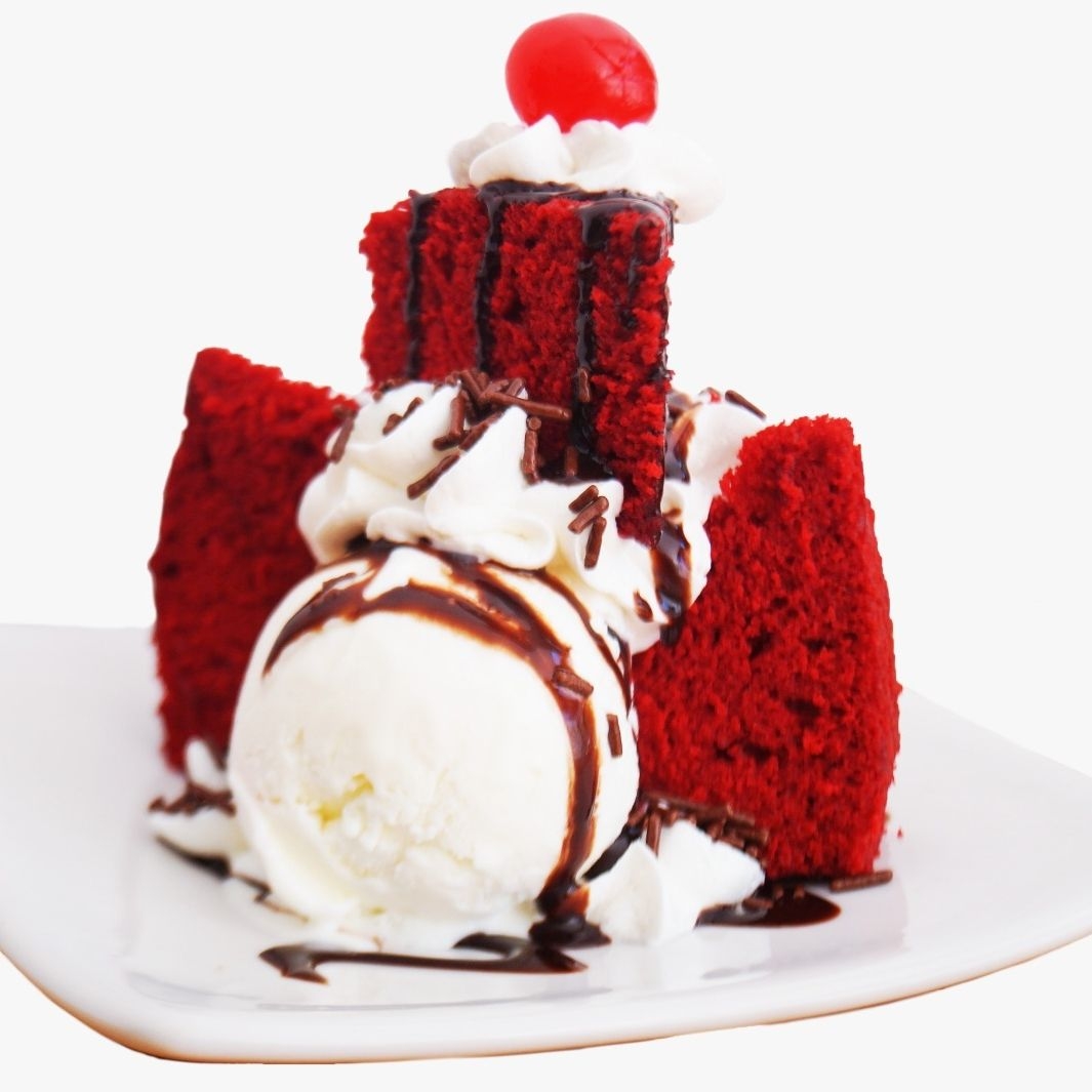 Red Velvet con Helado