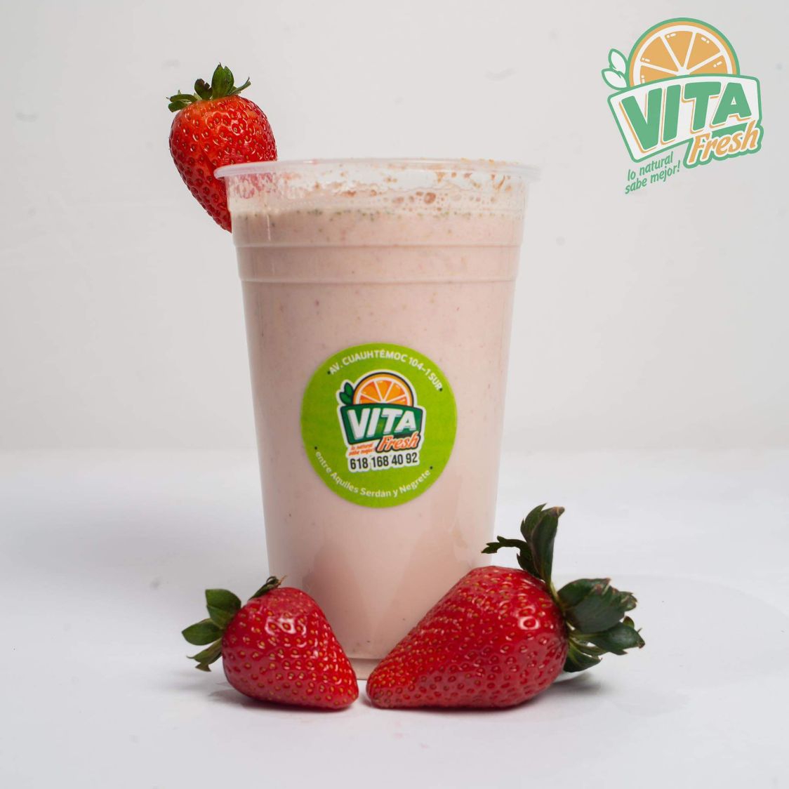 Licuado de fresa