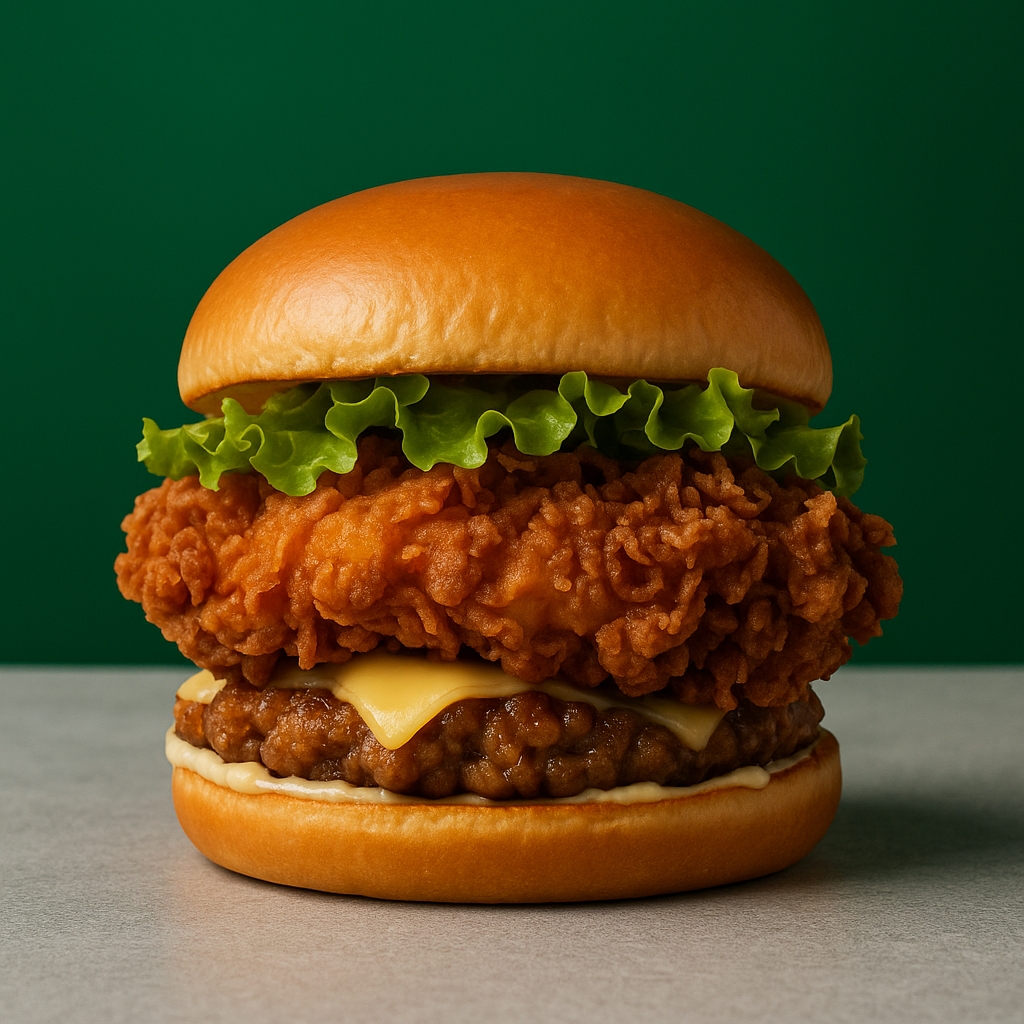 Hamburguesa Pollo Frito